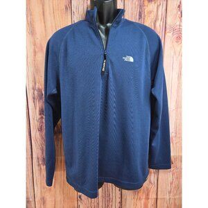 The North Face Mens Blue Half-Zip Pullover Medium